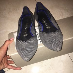 Rothys gray Birdseye points